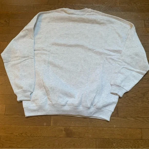 BooHoo Seam & Pocket Detail Crew Neck Oversized Sweatshirt | M | Ash Grey NEW!! - Picture 4 of 14